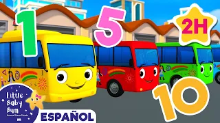 Diez autobuses |🚌 Caricaturas de autobuses 🚌| Canciones infantiles | LBB Español