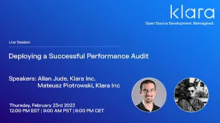 Deploying a Successful Performance Audit