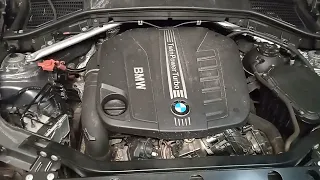 Работа двигателя BMW N57n ДО ремонта