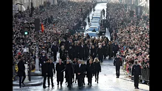 Thousands gather in Paris for French rock legend's funeral