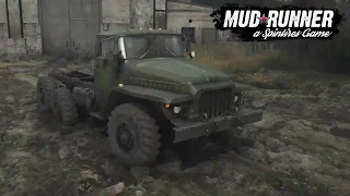 Spintires: MudRunner трейлер десятый Урал 375