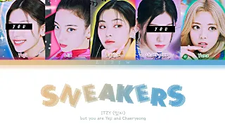 Itzy || Sneakers but you are Yeji and Chaeryeong (Color Coded Lyrics Karaoke)