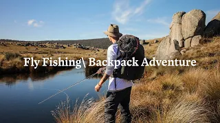 Solo 3 Day FLY FISHING BACKPACK Camp- Snowy Mountains