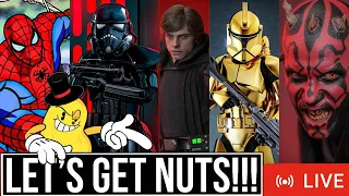 LET'S GET NUTS!!! *LIVE* REVENGE OF THE 5TH!!! HOT TOYS EPIC NEWS | ANIMATED SPIDER MAN & MORE!!!