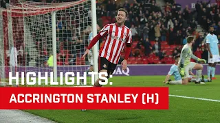 Highlights: Sunderland v Accrington Stanley