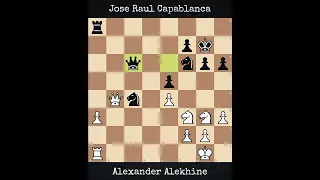 Alexander Alekhine vs Jose Raul Capablanca | World Championship Match (1927)