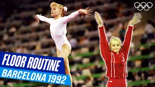 Floor routines in Barcelona 1992! 🤸🏽