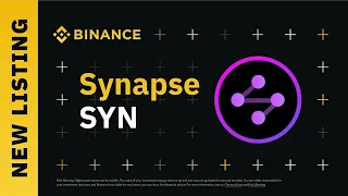 Листинг криптовалюты SYN Synapse первые секунды