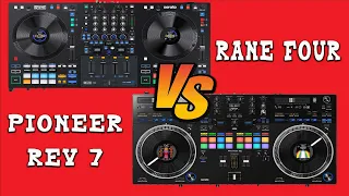 RANE FOUR VS PIONEER REV 7! WHO'S THE KING SERATO CONTROLLER 2023?