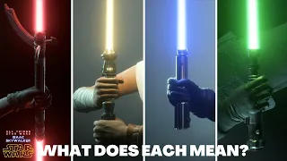 TOP 8 Lightsaber Colors and Meanings (CANON) - Star Wars In-Depth