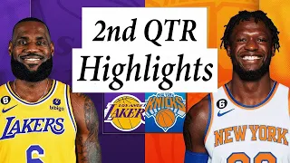 Los Angeles Lakers vs. New York Knicks Full Highlights 2nd QTR | Jan 31 | 2022-2023 NBA Season