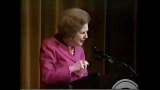 Margaret Thatcher on Putin, he doesn't value human life