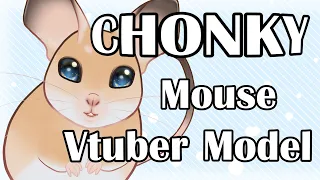 Cute Mouse Vtuber Model Showcase - Jiggler Model 🐁