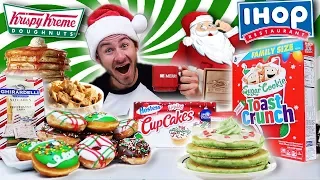 THE HOLIDAY CARB COLLECTION CHALLENGE! (8,000+ CALORIES)