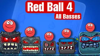 Red Ball 4 |  Walkthrough All Bosses  | End Game