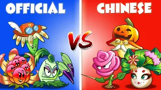 Team 3 Plants INTERNATIONAL vs CHINA - Who Will Win? - PvZ 2 Team Plant Battlez