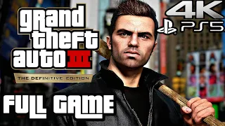 GTA 3 DEFINITIVE EDITION PS5 Gameplay Walkthrough FULL GAME (4K 60FPS) No Commentary