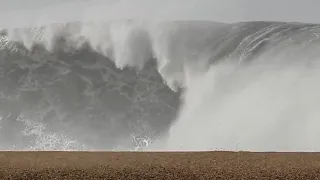 Insane Shorebreak In Portugal At Nazare || WooGlobe
