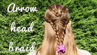 DIY Arrow head braid tutorial