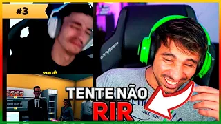 TENTE NÃO RIR NIVEL HARD PIUZINHO REACT!!  (PT-03)