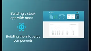 How to build a stock app with react - building the info cards components
