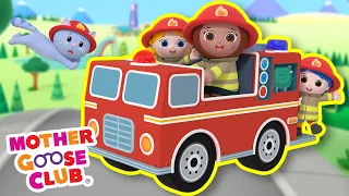 Fire Engine, Fire Engine | 🚒 Fire Truck Song for Kids 🚒 | Mother Goose Club Cartoons #NurseryRhymes