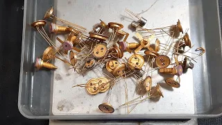 40 грамм новых транзисторов и золото из них