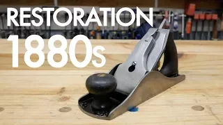 Restoring A Rare Hand Plane | Stanley #4 1/2 (REALLY OLD 1800s!)