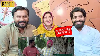 Reaction: Nikka Zaildar Punjabi Comedy Movie | Part 1