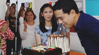 ASHLLOYD: Sarah Geronimo surprises John Lloyd Cruz on his Birthday