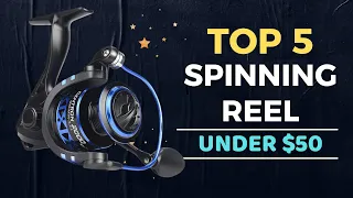 🌟Top 5 Best Spinning Reel under $50 Reviews in 2022