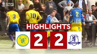 Sporting Khalsa 2-2 Darlaston Town | First Round Qualifying | Highlights | Emirates FA Cup 23-24