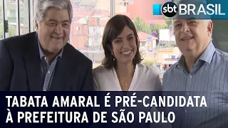 Tabata Amaral lança pré-candidatura à Prefeitura de São Paulo | SBT Brasil (25/01/24)