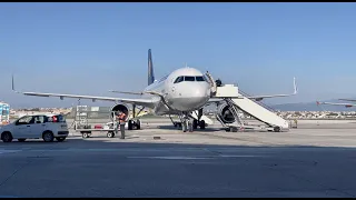 Lufthansa A320-200 Naples (NAP) - Frankfurt (FRA) Flight LH335 Takeoff/Cruise/Landing