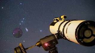 Horsehead Nebula Live View through Telescope