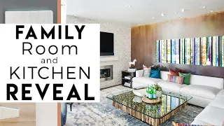 Kitchen and Family Room Remodel |  Interior Design | Del Mar Reveal #3 |