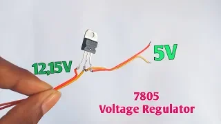 How to make 12V to 5V using 7805 Voltage regulator in Hindi 🔥