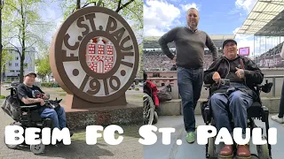 Matt aus England bei FC St. Pauli vs. SV 07 Elversberg + Buzzcocks ♿ #hamburgistfüralleda #fcsp