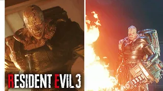 Resident Evil 3 Remake-Classic Nemesis With Flamethrower Boss Fight 1080P 60FPS