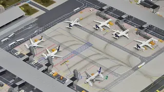 Mega Airport Episode 1/5 (build Ternimal B) by  @airportsforscale