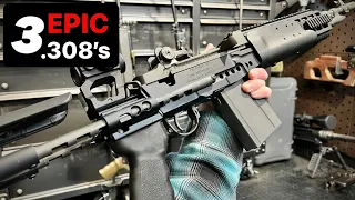 3 Super Famous Military Rifles in .308 (7.62Nato) #Shorts