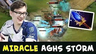 ⚡️ Miracle Storm Spirit ⚡️  Aghm meta setup for team ⚡️ SumaiL style  ⚡️ dota2 ⚡️