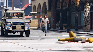 ولد الوزير يدهس اخو راعي الشاص ويهرب ليشعل نار الحرب بين الحكومه ورجال القبائل GTA-V I