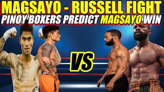 MAGSAYO VS. RUSSELL FIGHT | PINOY BOXERS PREDICT MAGSAYO WIN