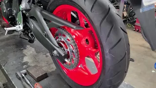 2020 Yamaha  MT-03 Rear Tire Upgrade 160/60ZR17