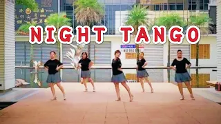 Night Tango - Line Dance by Andrico Yusran, Irene Argoputro , Yudha Alfatar (Demo and Walkthrough)