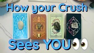How Your Crush Sees YOU👀🧐😍Pick a Card Tarot Love Reading🔮✨