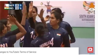 Nepal Vs India Volleyball Final SAG 2019