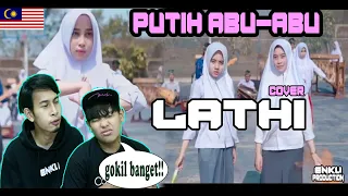 " GOKIL BANGET " Putih Abu-abu Cover  Weird Genius - Lathi (ft. Sara Fajira)  | Malaysia Reaction