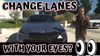 This Car Changes Lanes Automatically, Using Your Eye Movements // BMW i5 M60